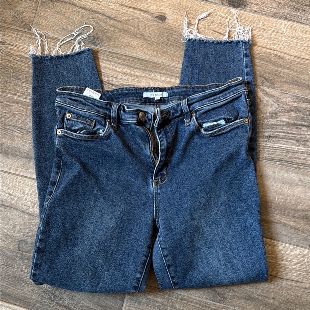 STS Blue raw edge Jeans SZ 30(10) Straight Leg